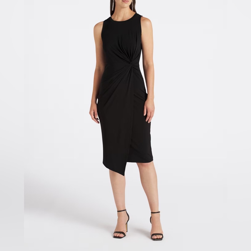 Nine Britton Black Asymmetrical Dress